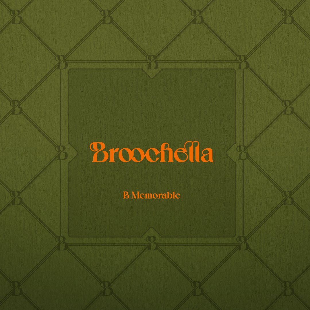 Florella Flower Choker - Stripes & Checks – Broochella