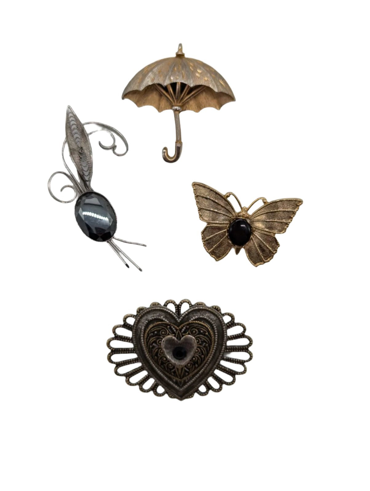 Timeless Whimsy Vintage Brooch Set