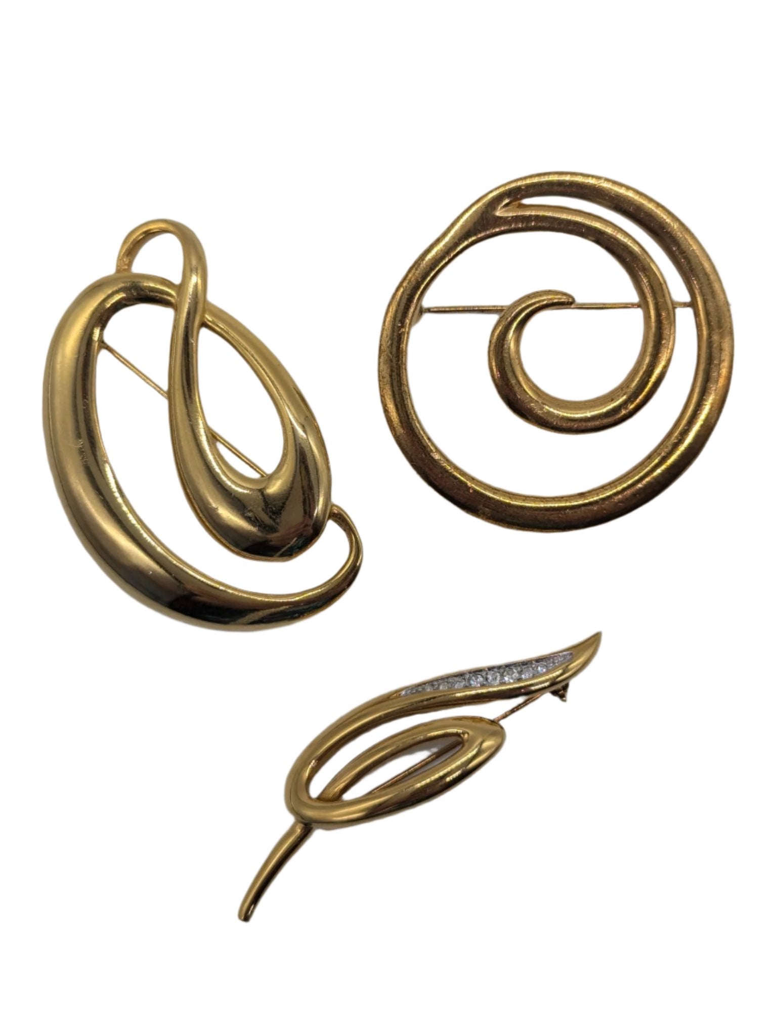 Tiziano Trio Brooch Set