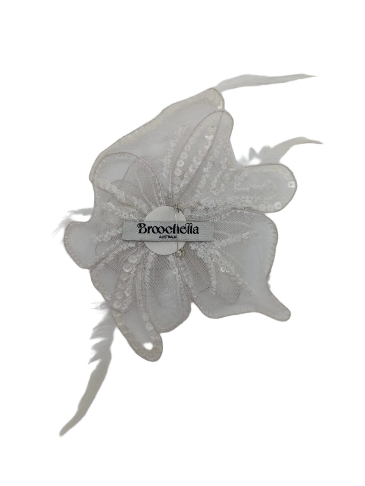 Alstroemeria Embellished Flower Brooch