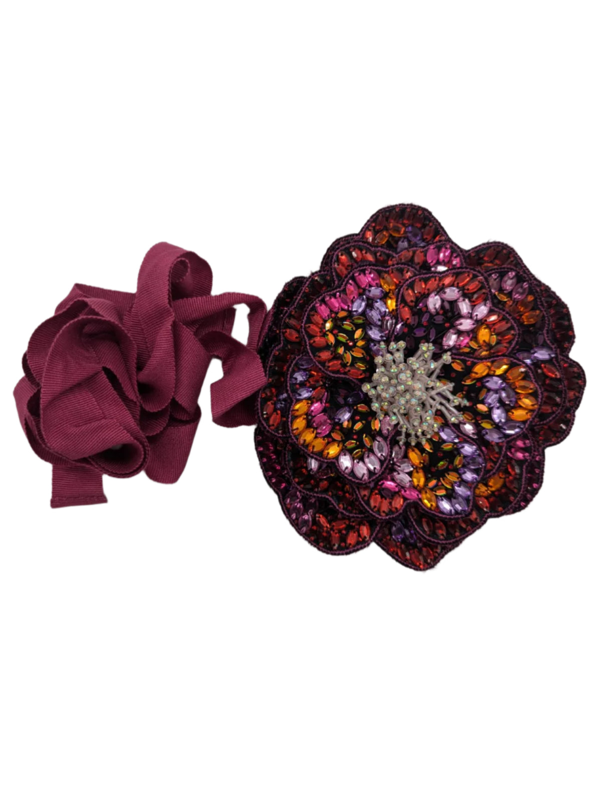 Fiore Cristallino - Flower Choker - Flower Brooch