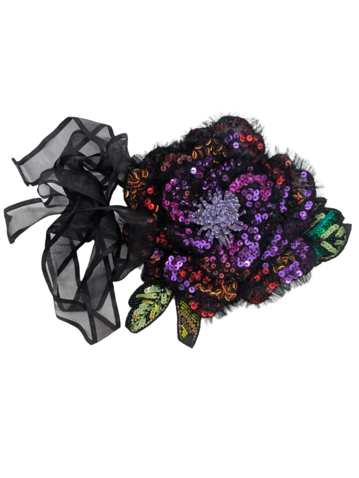 Fiore Luminosa - Luminous Flower Choker - Flower Brooch